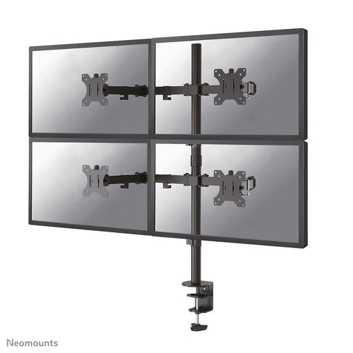 Neomounts FPMA-D550D4BLACK vierfach Monitor Tischhalterung