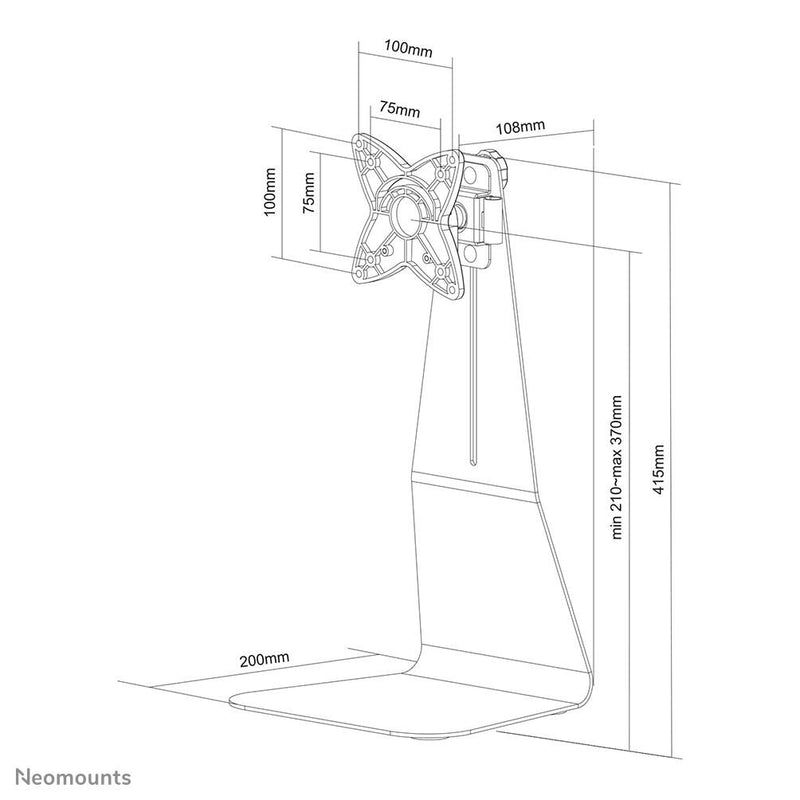 Neomounts FPMA-D800 Monitor Tischständer