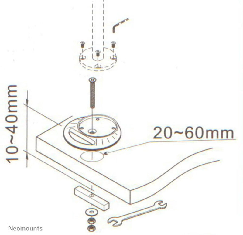 Neomounts FPMA-D9GROMMET