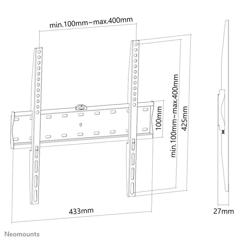 Neomounts FPMA-W300BLACK Wandhalterung