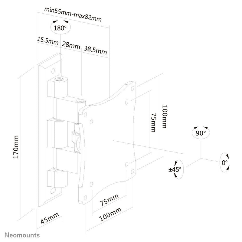 Neomounts FPMA-W810 Wandhalterung