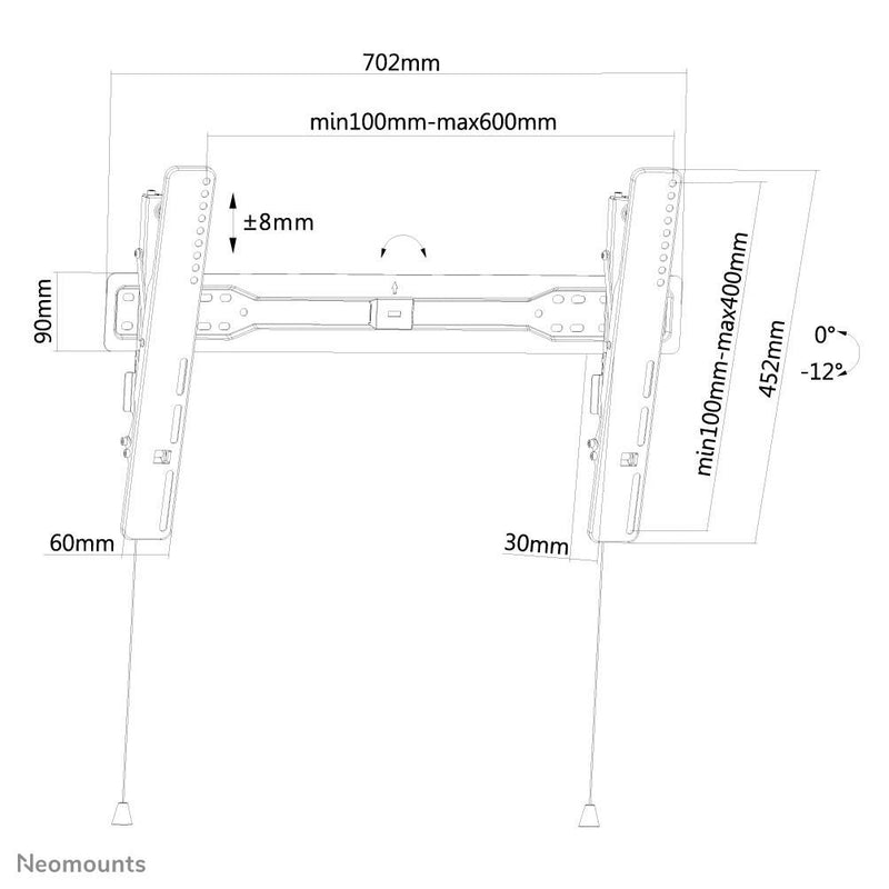 Neomounts LED-W650BLACK Wandhalterung