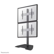 Neomounts NMPRO-S12 1x2 Videowall Bodenständer für zwei Displays 81,3 - 165,1 cm 32-65 Zoll