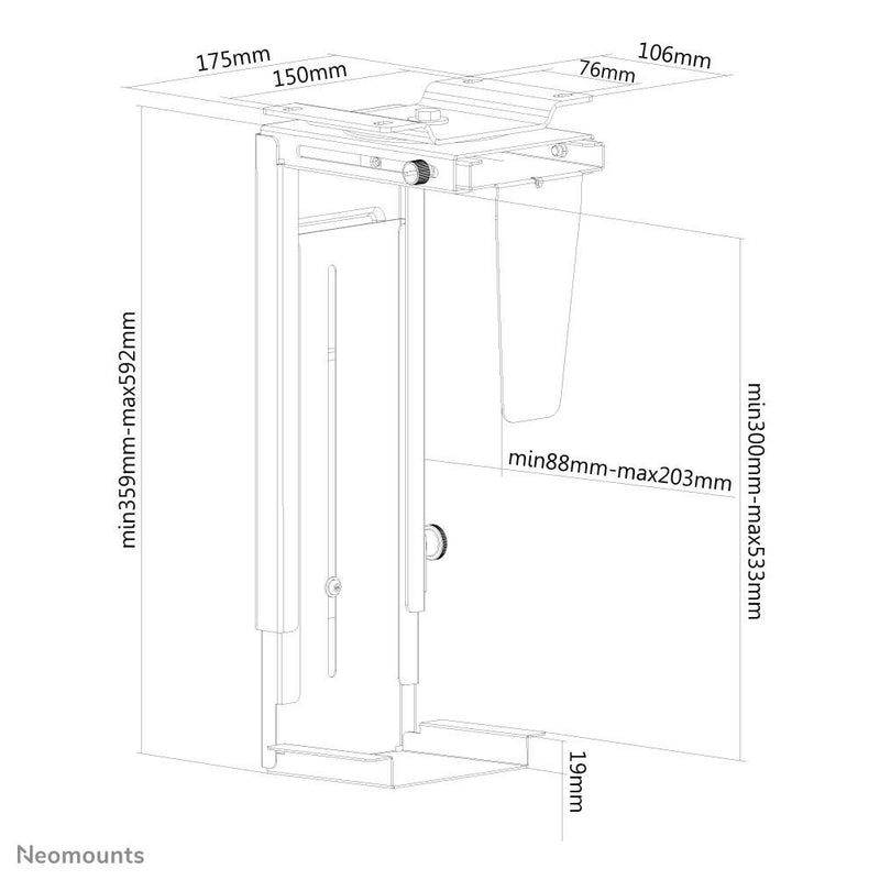 Neomounts NM-CPU100BLACK