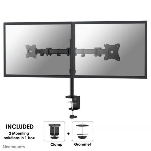 Neomounts NM-D135DBLACK dual Monitor Tischhalterung