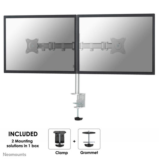 Neomounts NM-D135DSILVER Monitor Tischhalterung