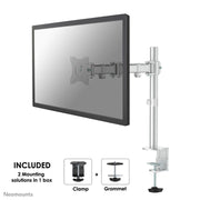 Neomounts NM-D135SILVER Monitor Tischhalterung