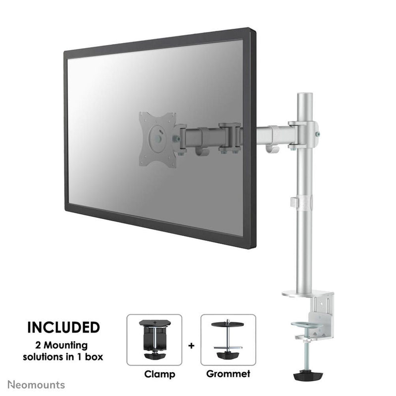 Neomounts NM-D135SILVER Monitor Tischhalterung