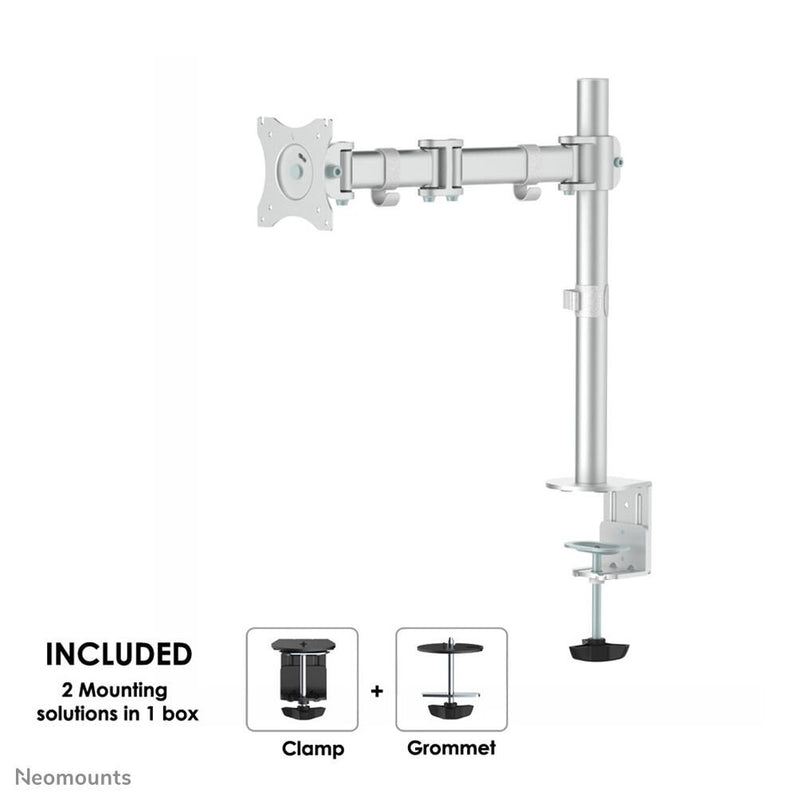 Neomounts NM-D135SILVER Monitor Tischhalterung