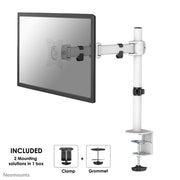 Neomounts NM-D135WHITE Monitor Tischhalterung