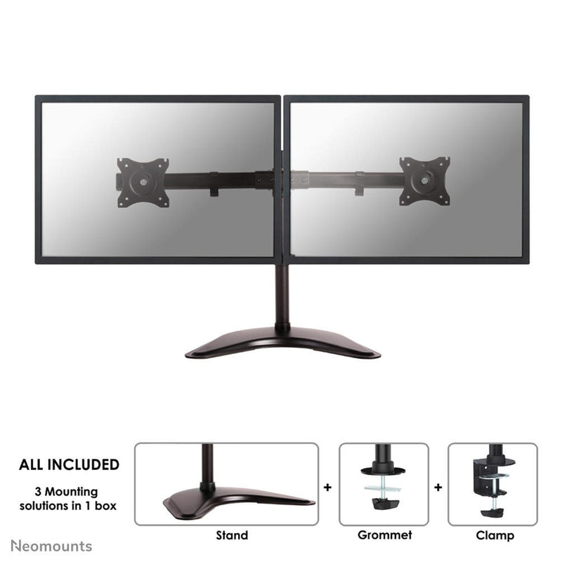 Neomounts NM-D335DBLACK Monitor Tischhalterung
