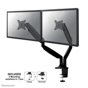 Neomounts NM-D750DBLACK Dual Monitor Tischhalterung