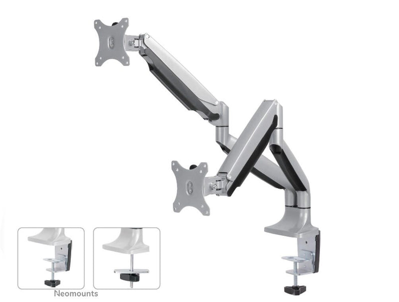 Neomounts NM-D750DSILVER Monitor Tischhalterung
