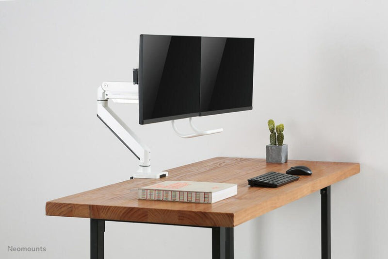 Neomounts NM-D775DXWHITE Dual Monitor Tischhalterung