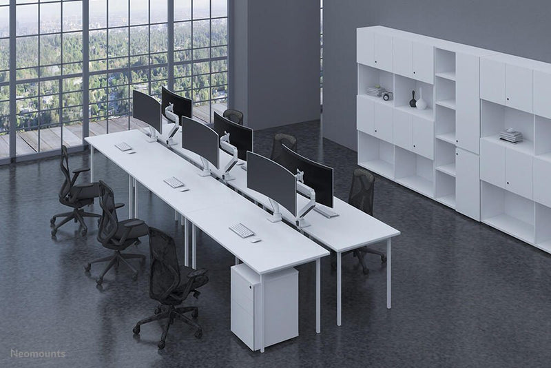 Neomounts NM-D775WHITEPLUS Monitor Tischhalterung