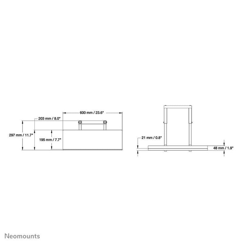 Neomounts PLASMA-M2KEYB Multimedia-Halterung