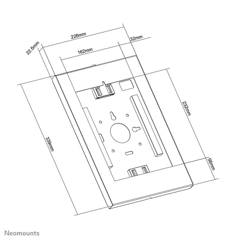 Neomounts WL15-650WH1 Tablet-Wandhalterung für 9,7-11' Tablets - Weiß