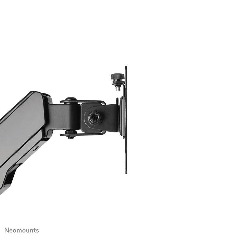 Neomounts WL90-325BL1 höhenverstellbarer, wandmontierter Arbeitsplatz für 17-32' Bildschirme, Tastatur und Maus - Schwar