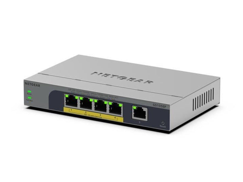 Netgear 5-Port Gigabit Ethernet Easy Smart PoE+ Switch (63W)