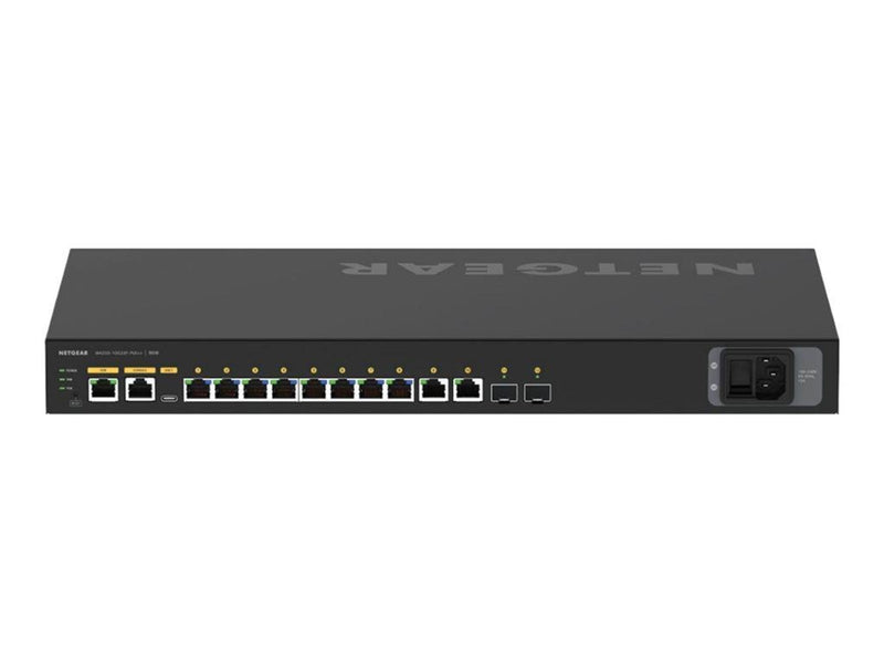 Netgear AV Line M4250-10G2XF-PoE++ GSM4212UX 8x1G Ultra90 PoE++ 802.3bt 720W 2x1G and 2xSFP+ Managed Switch