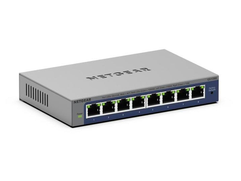 Netgear GS108Ev4 8-Port Gigabit Plus Switch