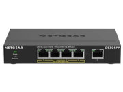 Netgear GS305PP 5-Port Gigabit Ethernet SOHO Unmanaged Switch 4-Ports PoE+ (83W)