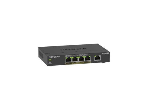 Netgear GS305Pv3 5-Port Gigabit Ethernet Unmanaged PoE+ Essentials Switch (63W)