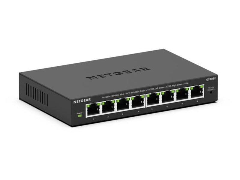 Netgear GS308E 8-Port Gigabit Ethernet Plus Switch