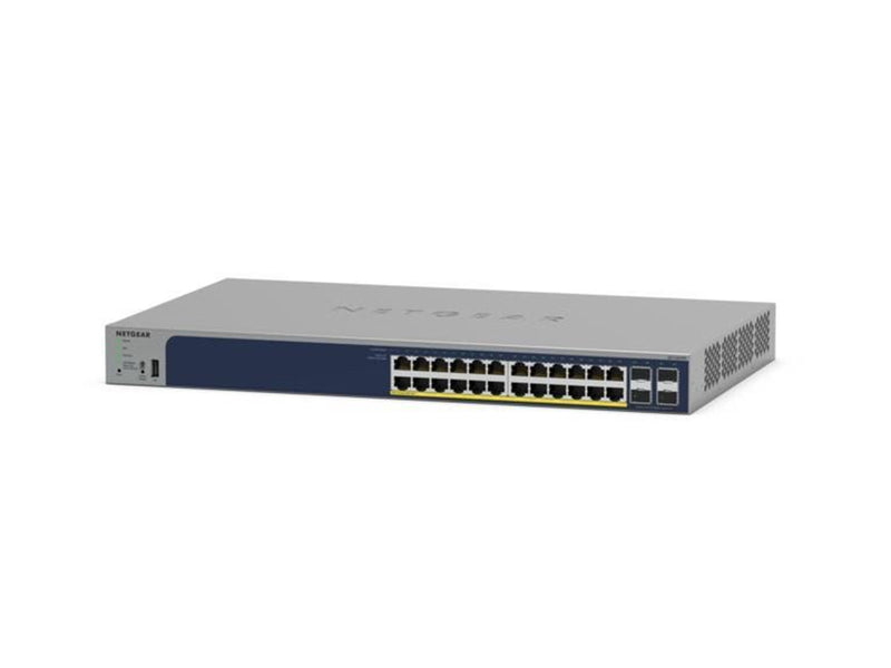 Netgear GS728TPP 28-Port Gigabit Ethernet Smart Switch with 4 SFP Ports and High Power (24 PoE+) (384W)