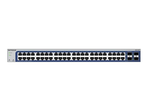 Netgear GS748T - V6 - switch - 48 ports - smart - rack-mountable