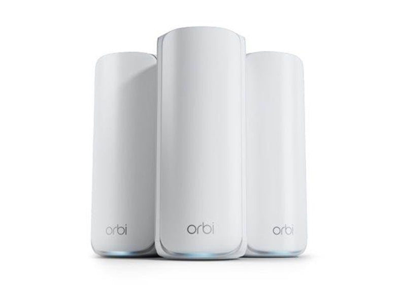 Netgear RBE773 Orbi 770 Series Tri-Band WiFi 7 Mesh (3-Pack) - Mesh router 802.11a/b/g/n/ac/ax/be (Wi-Fi 7)