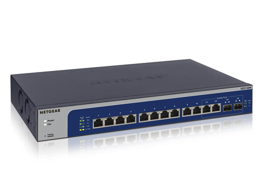Netgear XS512EM 12-Port 10G-Gigabit/Multi-Gigabit Ethernet Switch with 2 SFP+ Combo Ports