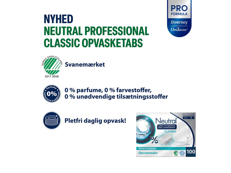Neutral Professional Dishwasher Tablets 100 pcs.