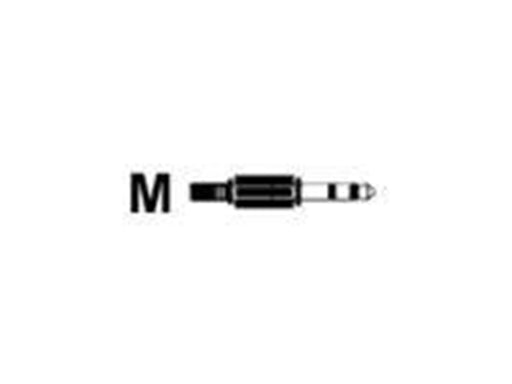 Neutrik Stereo Stik 3.5 mm Han Sort