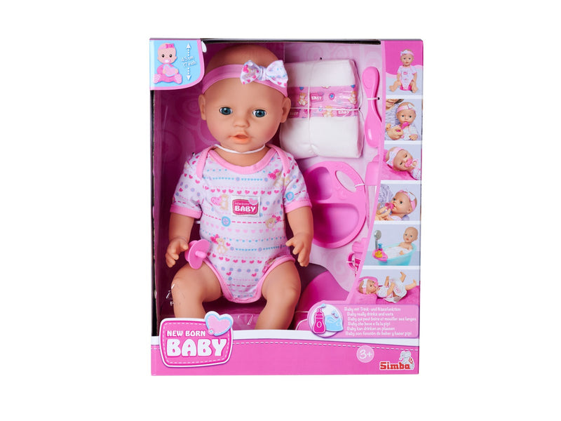 New Born Baby NBB Baby Doll Pink Accessories