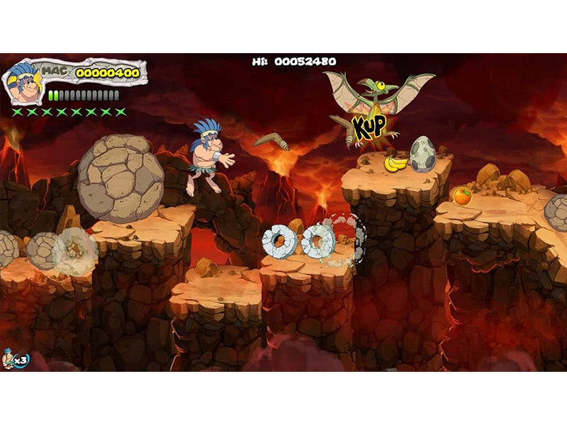 New Joe & Mac: Caveman Ninja - T-Rex Edition - Sony PlayStation 5 - Platformer - PEGI 7