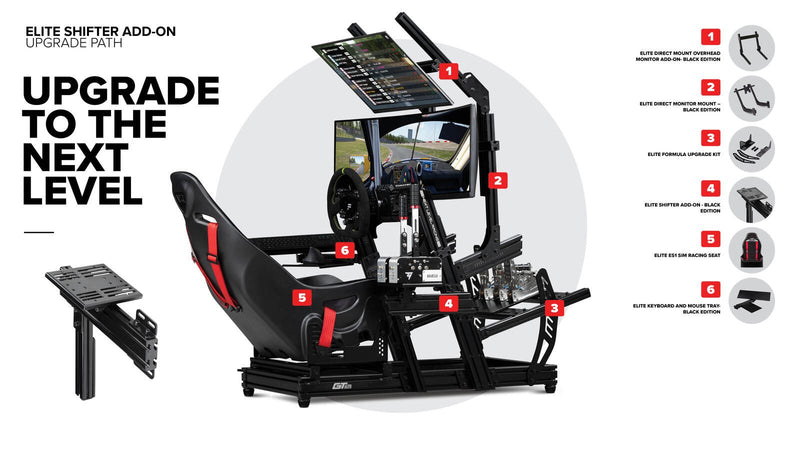 Next Level Racing® Elite Shifter Add-On - Black Edition