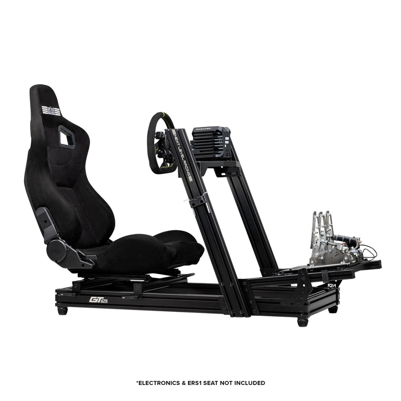 Next Level Racing® GTElite Lite Racing Simulator Cockpit - Wheel Plate Edition - Black