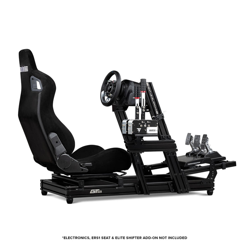 Next Level Racing® GTElite Lite Racing Simulator Cockpit - Wheel Plate Edition - Black