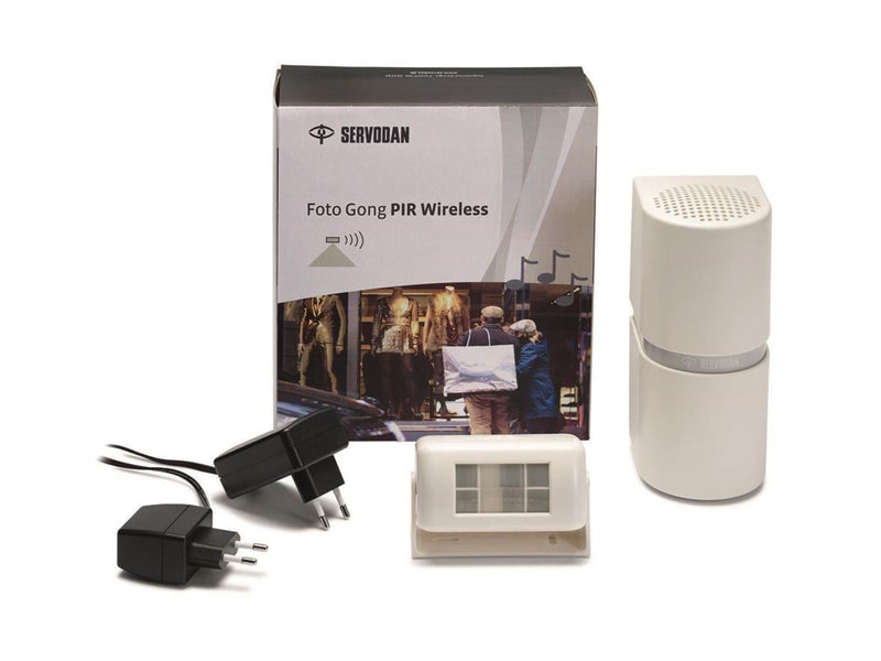 Niko-Servodan Foto gong pir wireless complete set 230 v ac