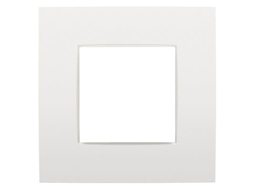 Niko-Servodan Single flush surround plate intense white