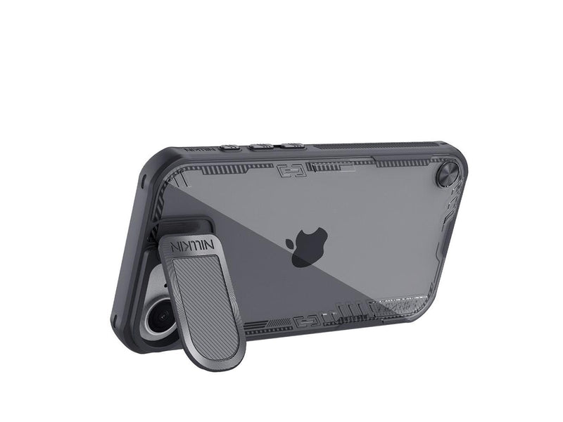 Nillkin Iceblade Prop Case with Lens Cover and Stand for iPhone 16e / 17e - Black
