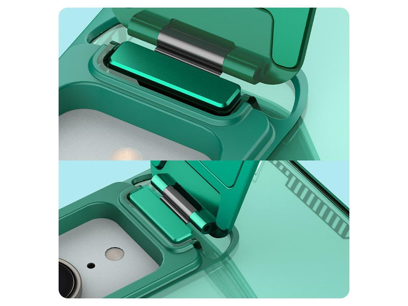 Nillkin Iceblade Prop Magnetic Case with Camera Cover and Stand for iPhone 16e / 17e - Green