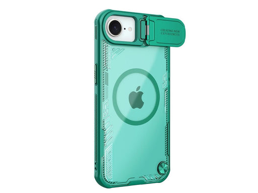 Nillkin Iceblade Prop Magnetic Case with Camera Cover and Stand for iPhone 16e / 17e - Green