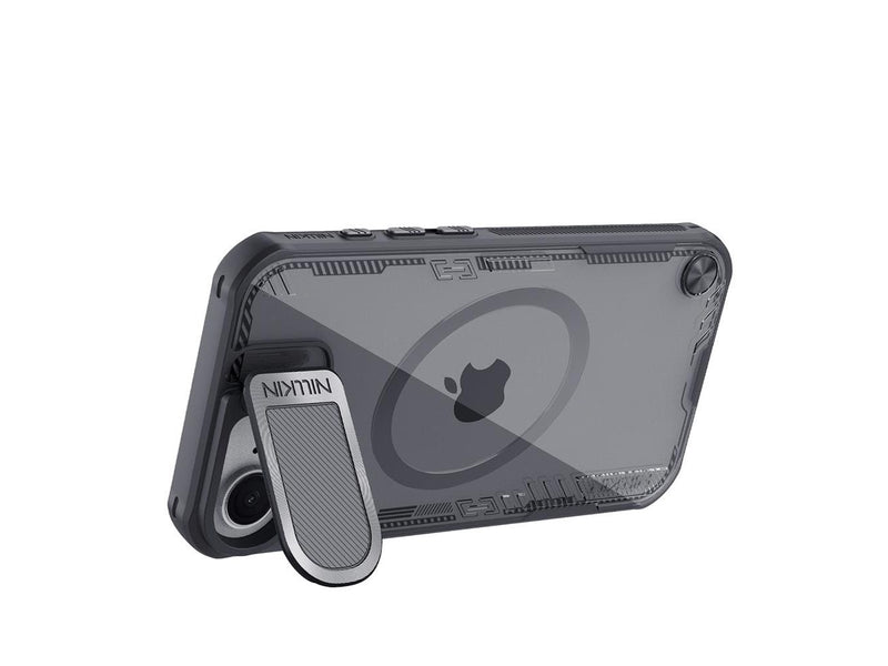 Nillkin Iceblade Prop Magnetic Case with Lens Cover and Stand for iPhone 16e - Black