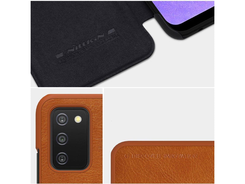 Nillkin Qin Leather Holster Case for Samsung Galaxy A03s Black