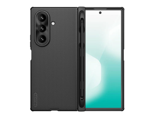 Nillkin  Super Frosted Shield Fold Magnetic Case for Samsung Galaxy Z Fold 7 MagSafe Compatible with S Pen Slot - Black