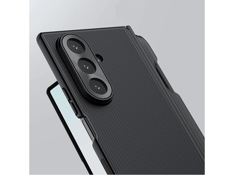 Nillkin  Super Frosted Shield Fold Magnetic Case for Samsung Galaxy Z Fold 7 MagSafe Compatible with S Pen Slot - Black