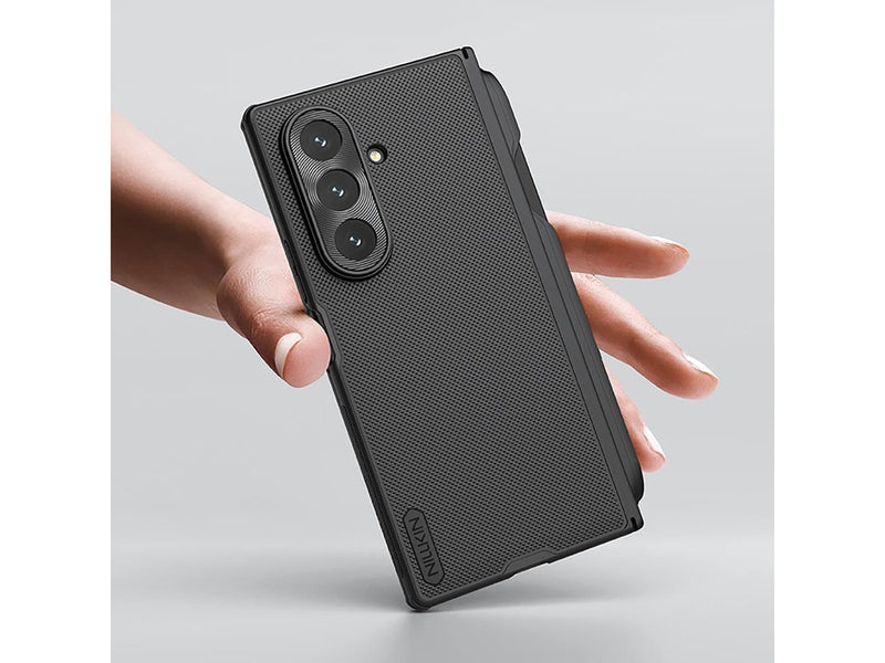Nillkin  Super Frosted Shield Fold Magnetic Case for Samsung Galaxy Z Fold 7 MagSafe Compatible with S Pen Slot - Black