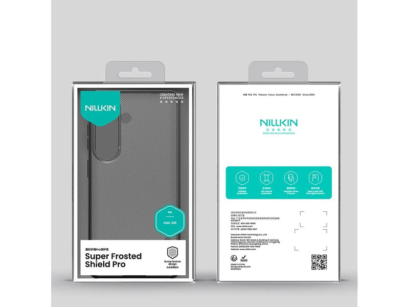 Nillkin Super Frosted Shield Pro Case for Samsung Galaxy S26+ - Translucent Black